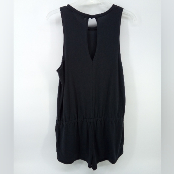 Vans Romper Black Drawstring Waist M Skater Retro Early 2000's - Picture 2 of 8